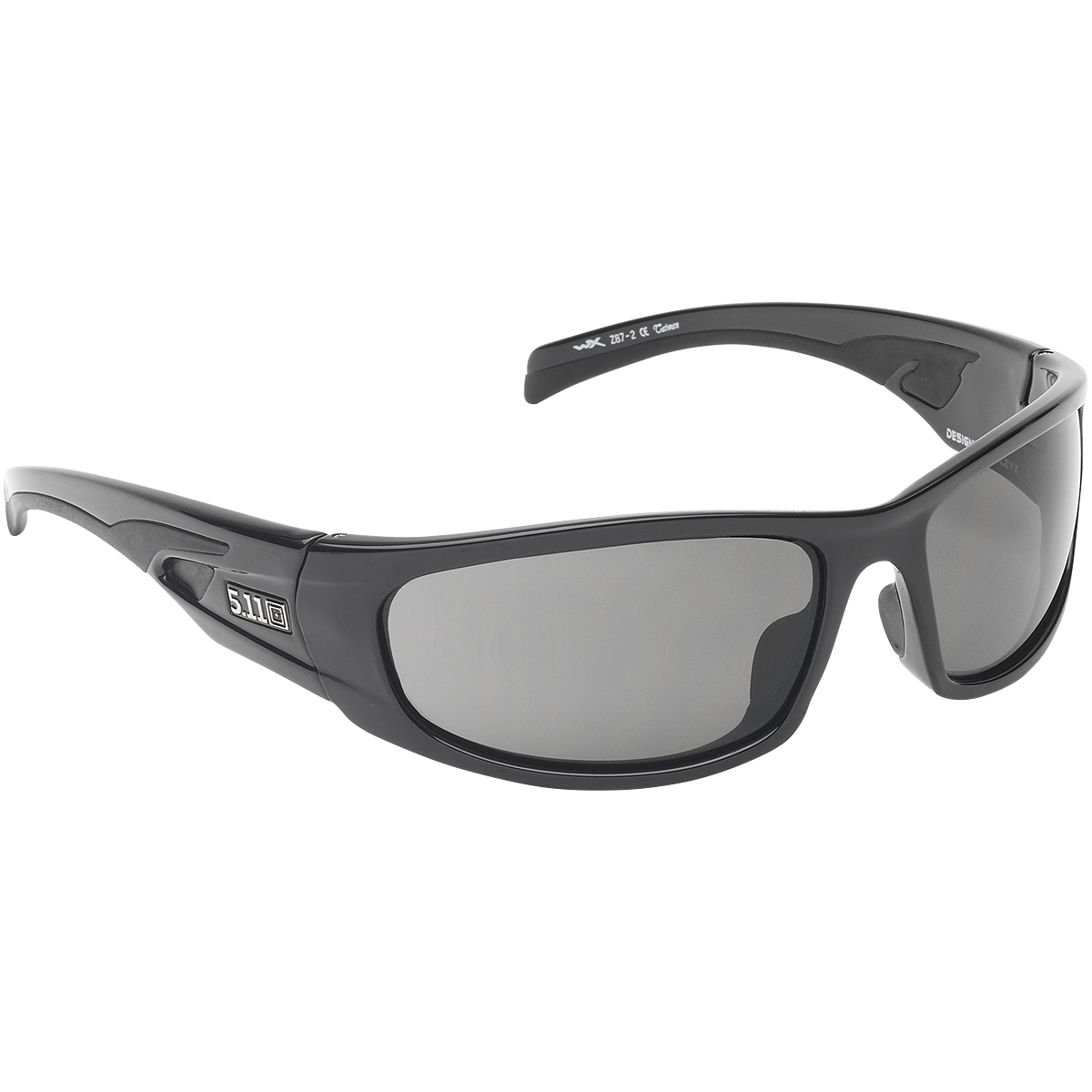 5.11 Shear Tactical Eyewear Security Police Sunglasses Smoke Lens Black