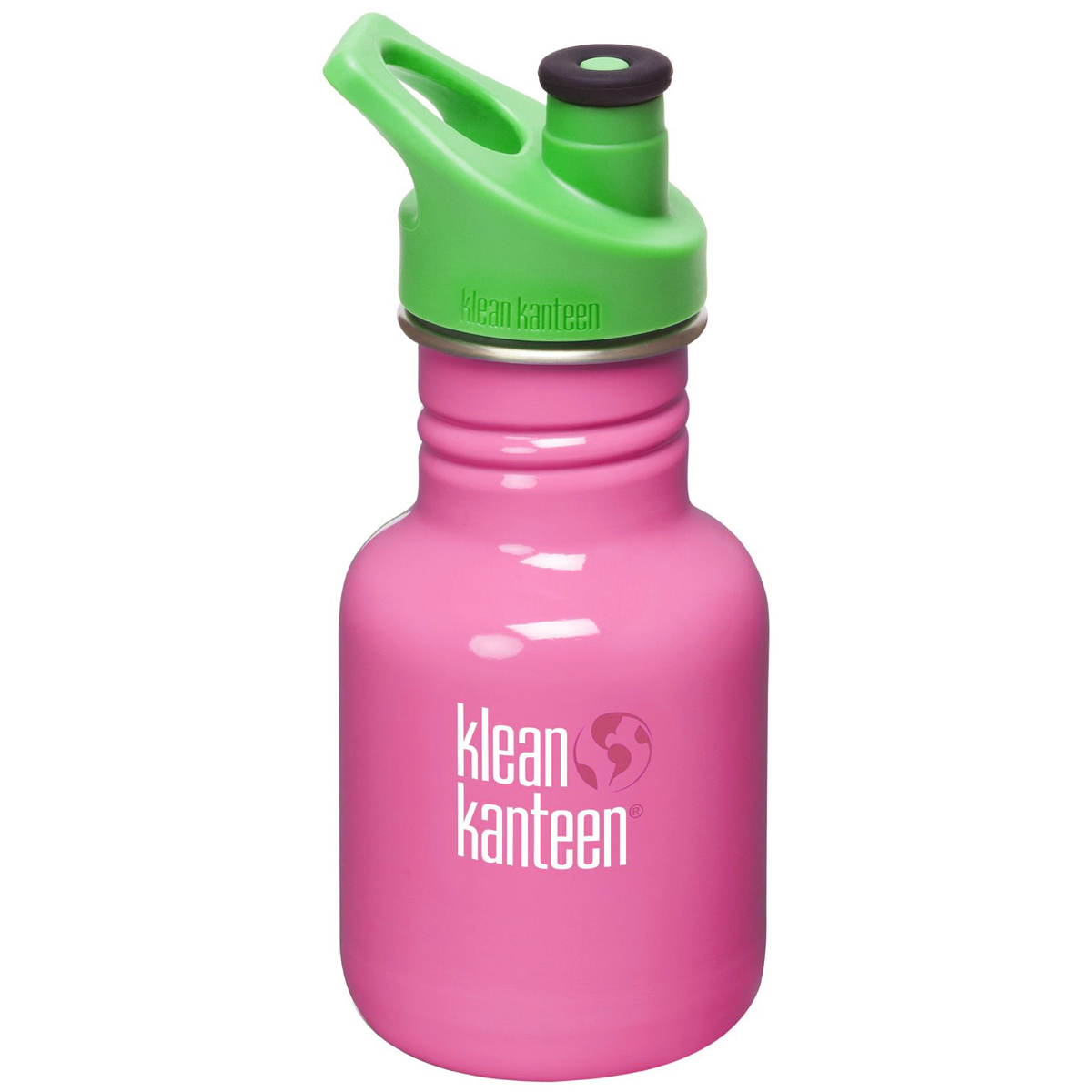 KLEAN KANTEEN KID 355ml WATER BOTTLE CHILD WATER FLASK SPORT CAP CACTUS