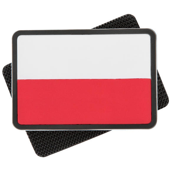 Helikon Polish Subdued Flag Patch White/Red Set of 2