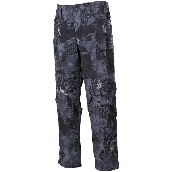 MFH Mission Combat Trousers Ripstop Snake Black