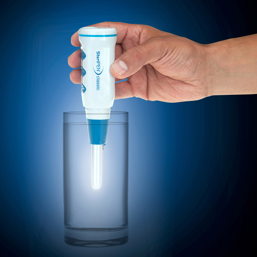 SteriPen Classic Portable Handheld UV Water Purifier & PreFilter Hiking Camping eBay