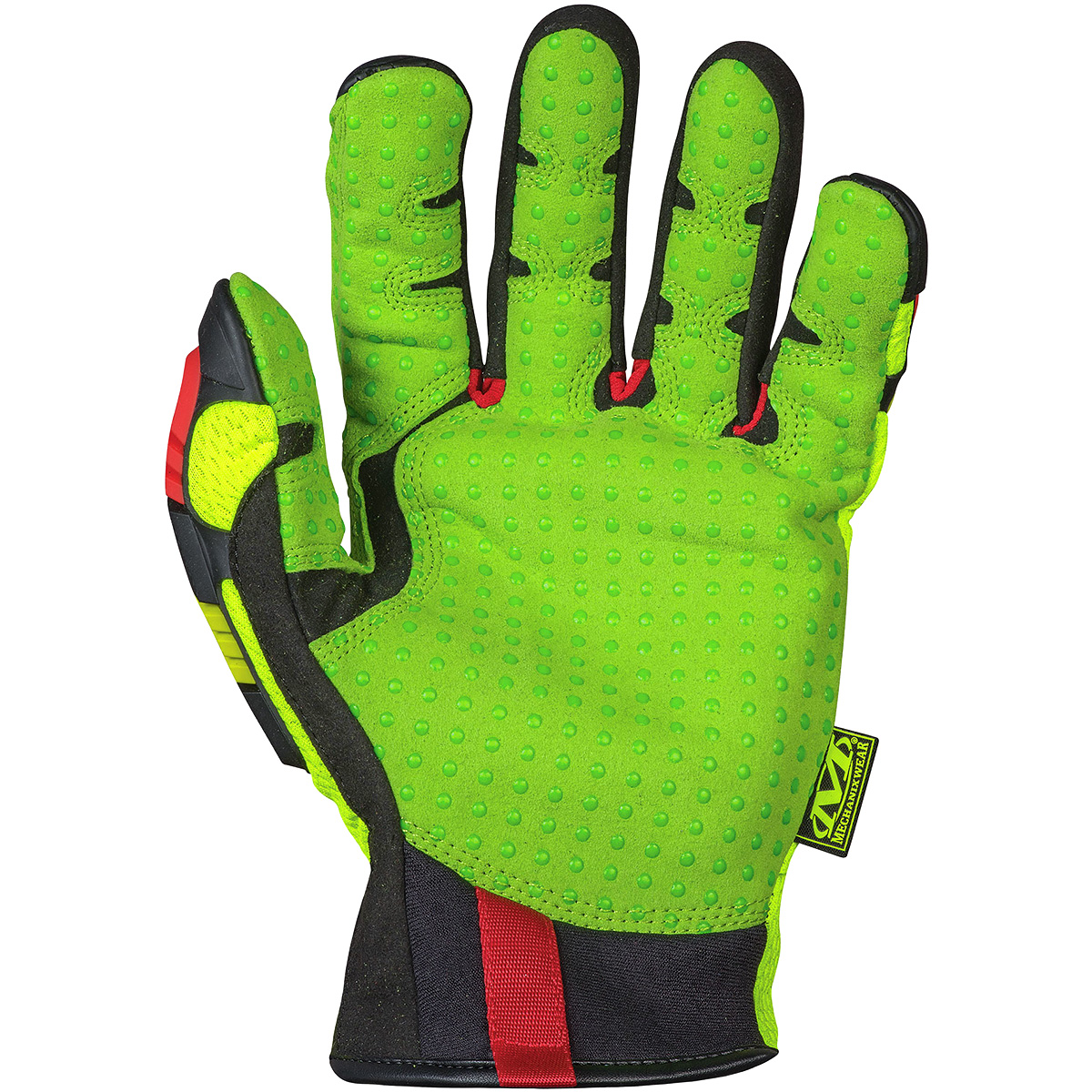 Mechanix Wear The Safety MPact Orhd Padded Mens Work Gloves HiViz