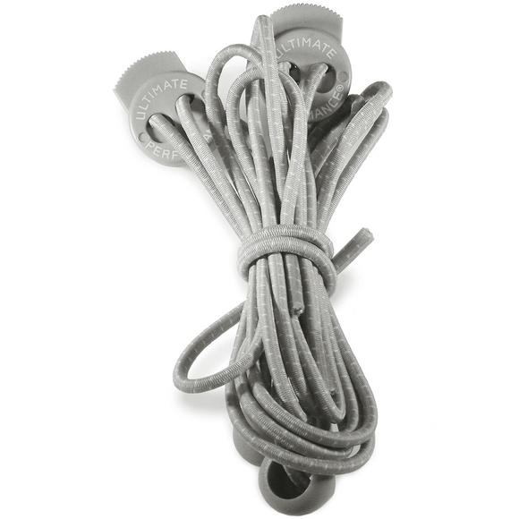 Ultimate Performance Elastic Laces Silver Grey