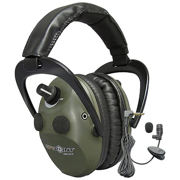 SpyPoint Electronic Ear Muffs EEM4-25 Green