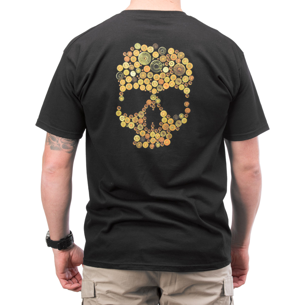 5.11 Tactical Skull Caliber Logo Mens TShirt Graphic Tee Short Sleeve