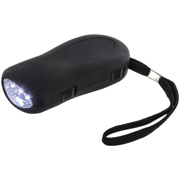 Highlander 3 LED Dynamo Torch Black