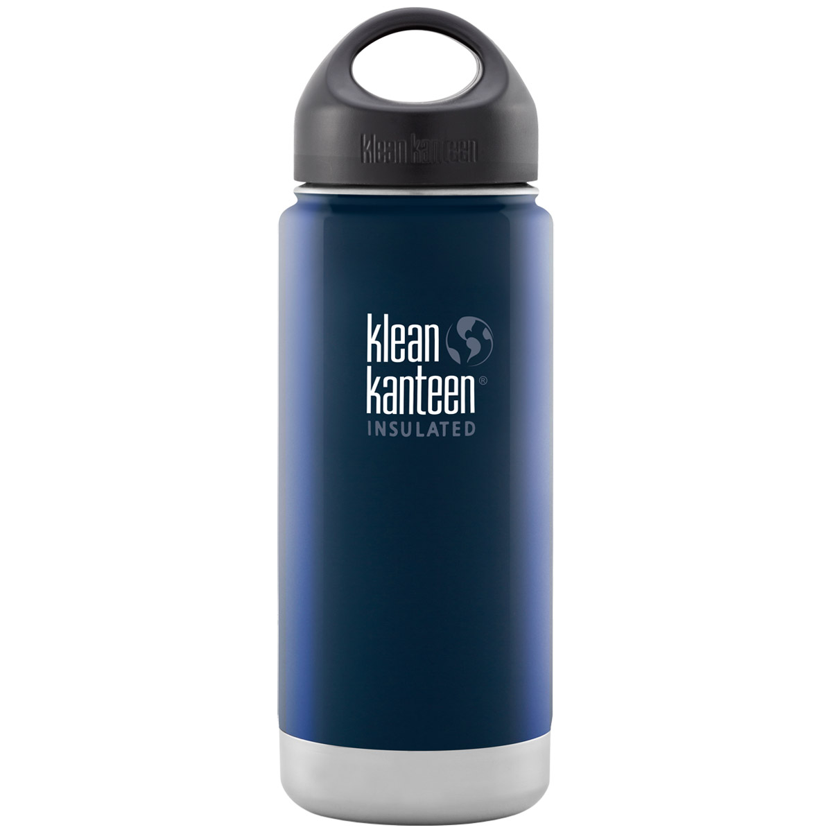 Klean Kanteen Wide 473ml Insulated Thermos Water Bottle Stainless Flask Deep Sea eBay