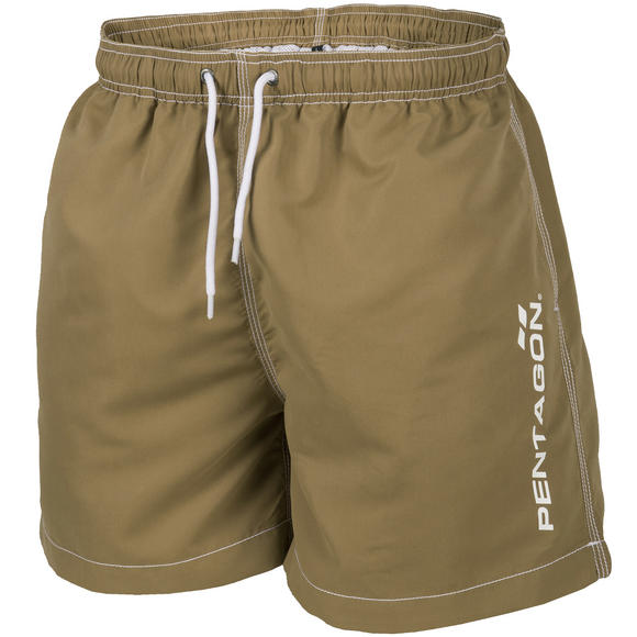 Pentagon Hippocampus Swimming Shorts Coyote