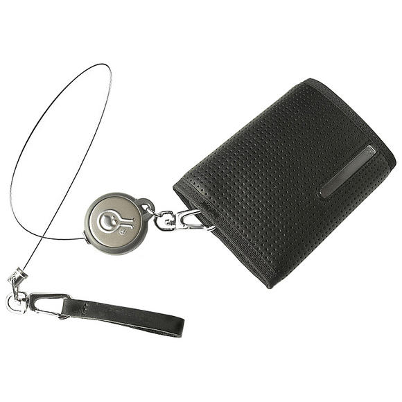 Civilian Rewind Duo Retractable Cable Security Wallet Black