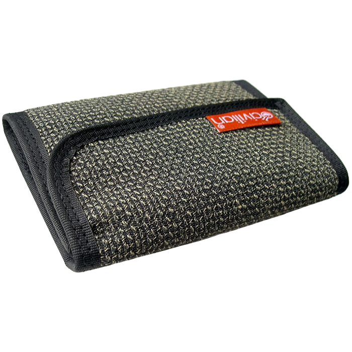 Civilian Tactical TriFold Kevlar Clip Wallet Grayish BiWeave Other