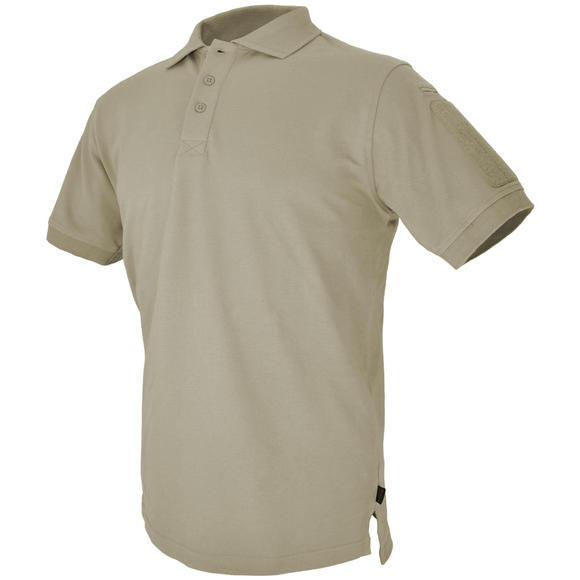 Hazard 4 Undervest Plain Front Battle Polo Shirt Tan