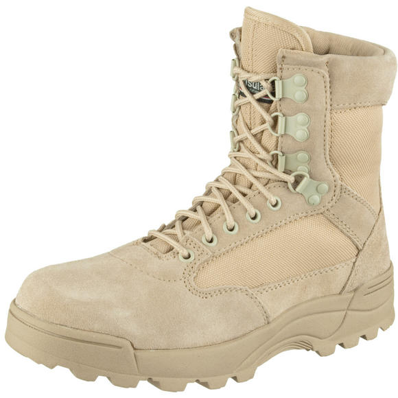 Brandit Tactical Side Zip Boots Camel