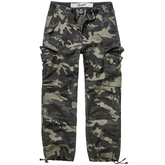 Brandit Hudson Ripstop Trousers Dark Camo