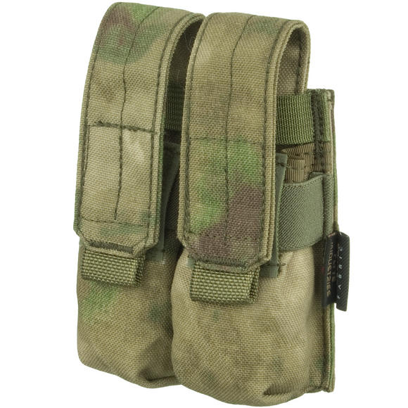 Flyye Double 9mm Magazine Pouch Ver. FE MOLLE A-TACS FG