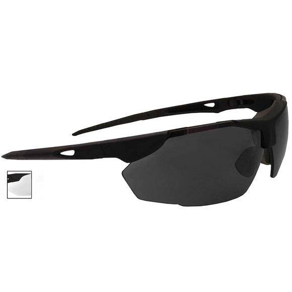 Swiss Eye Sunglasses Snowslide Frame Rubber Black Lens Smoke
