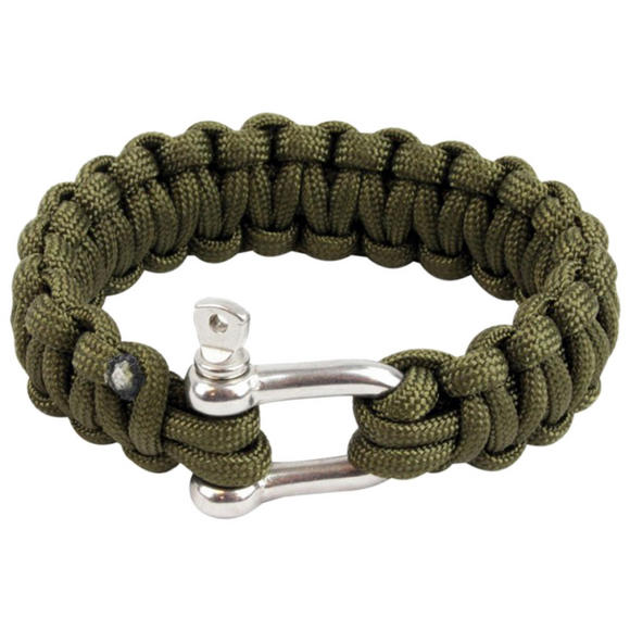 Highlander Paracord Bracelet D-Ring Olive