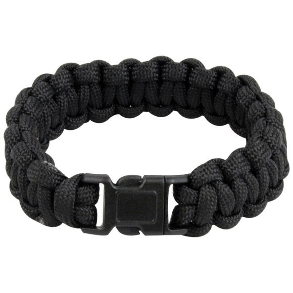 Highlander Paracord Bracelet Quick Release Buckle Black