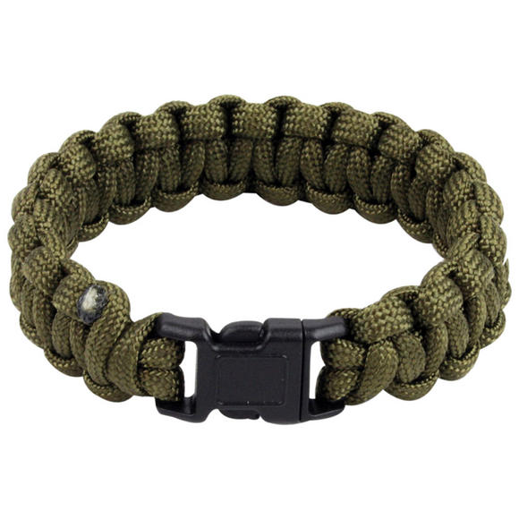 Highlander Paracord Bracelet Quick Release Buckle Olive