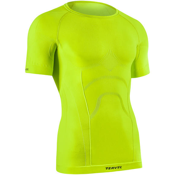 Tervel Comfortline Shirt Short Sleeve Yellow Fluo