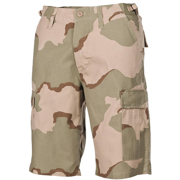 MFH US BDU Bermuda Shorts Ripstop 3-Colour Desert