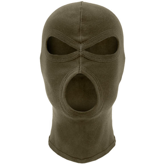 MFH 3 Hole Balaclava Lightweight Cotton OD Green
