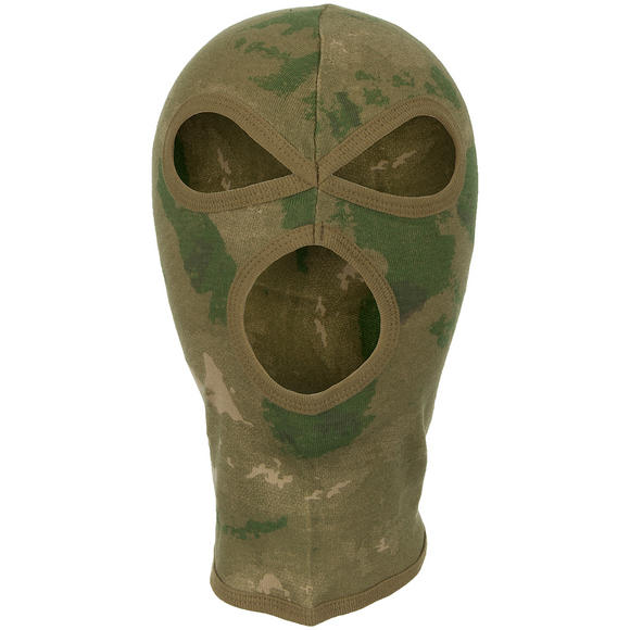 MFH 3 Hole Balaclava Lightweight Cotton HDT Camo FG