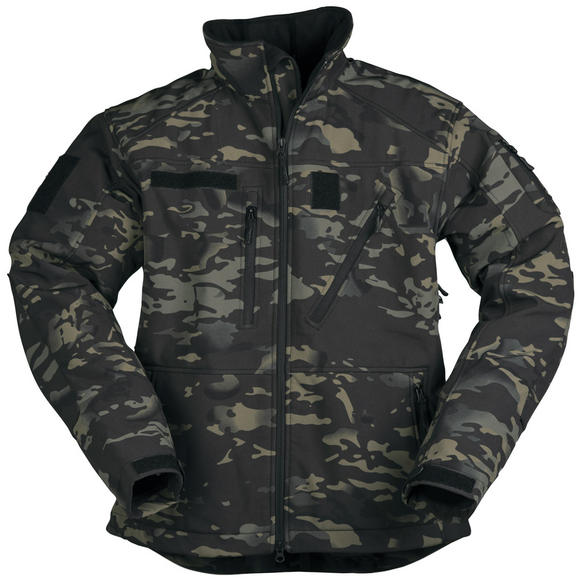 Mil-Tec Softshell Jacket SCU 14 Multitarn Black