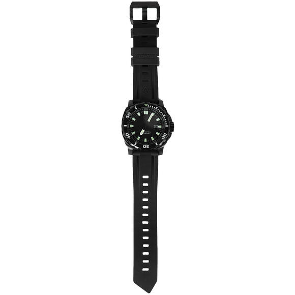 First Tactical Fathom Stainless Steel Dive Watch Black
