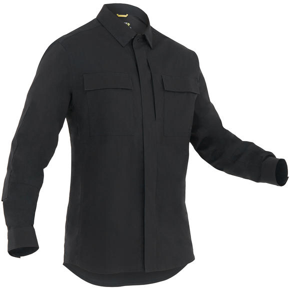 First Tactical Men's Tactix Long Sleeve BDU Shirt Black