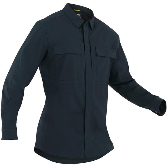 First Tactical Men's Tactix Long Sleeve BDU Shirt Midnight Navy