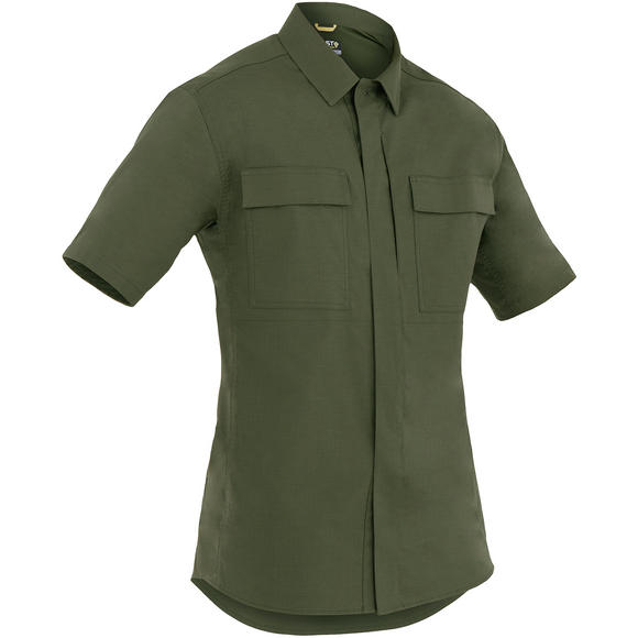 First Tactical Men's Tactix Short Sleeve BDU Shirt OD Green