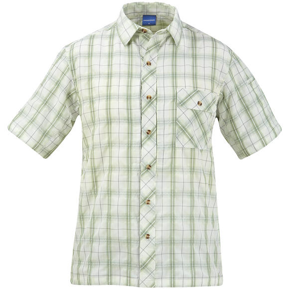 Propper Covert Button-Up Short Sleeve Shirt Sage Plaid