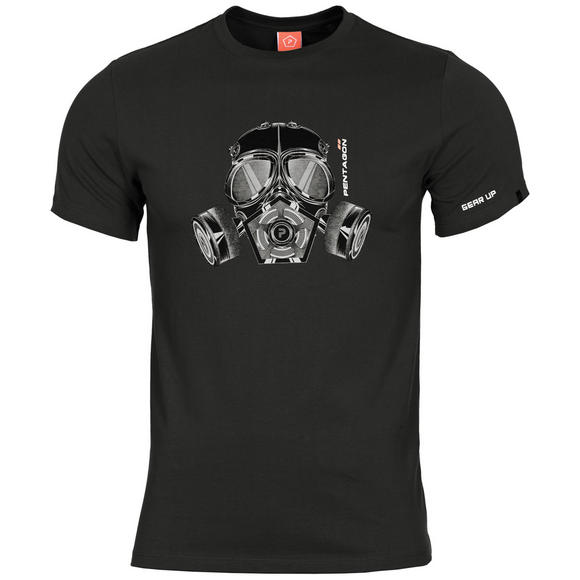 Pentagon Ageron T-Shirt Gas Mask Black
