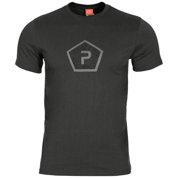 Pentagon Ageron T-Shirt Pentagon Shape Black