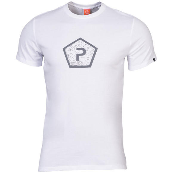 Pentagon Ageron T-Shirt Pentagon Shape White