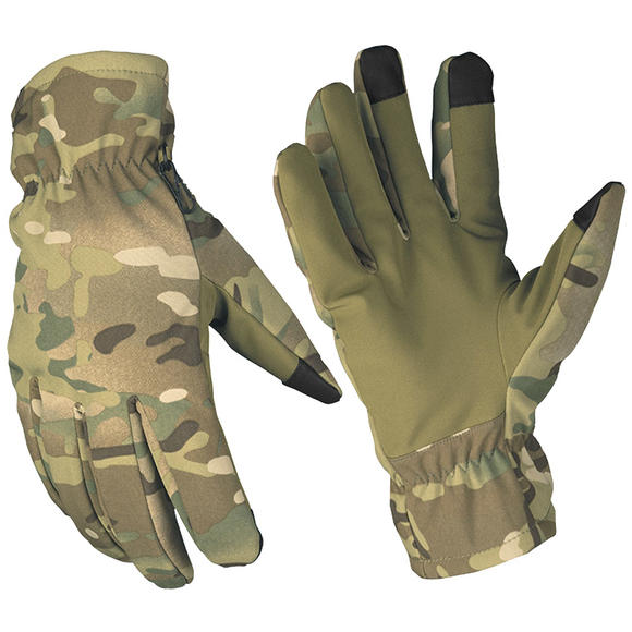 Mil-Tec Softshell Thinsulate Gloves Multitarn