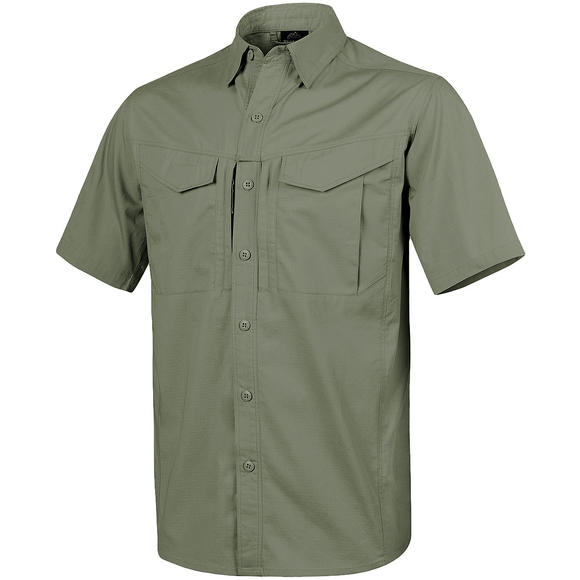 Helikon Defender Mk2 Short Sleeve Shirt Polycotton Ripstop Olive Green