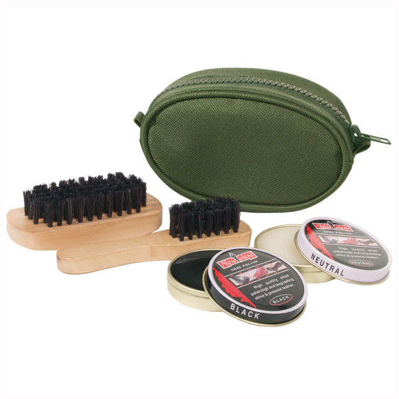 Mil-Tec Shoe Polish Travel Kit