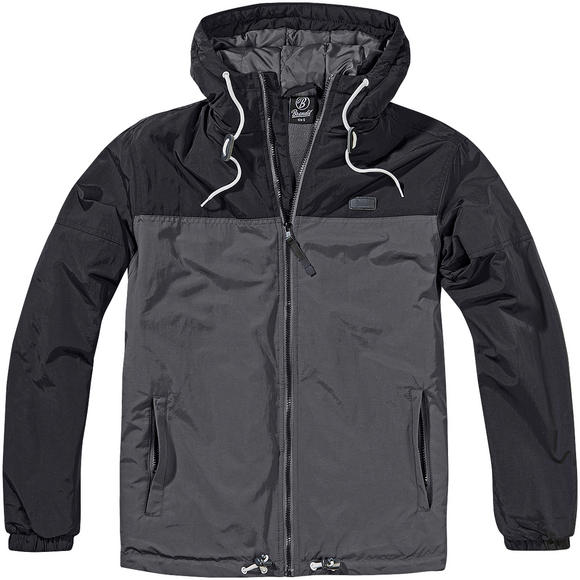 Brandit Harris 2-Color Windbreaker Black/Anthracite