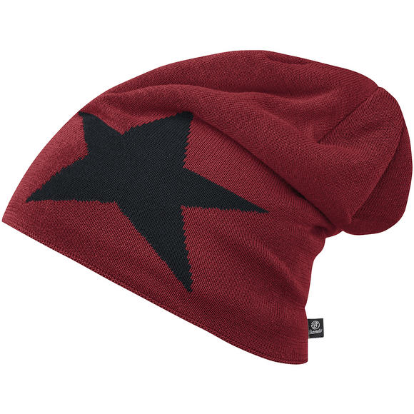 Brandit Beanie Star Cap Bordeaux