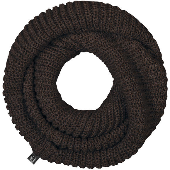 Brandit Scarf Loop Knitted Chocolate