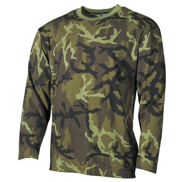 MFH Long Sleeved T-shirt Czech Woodland