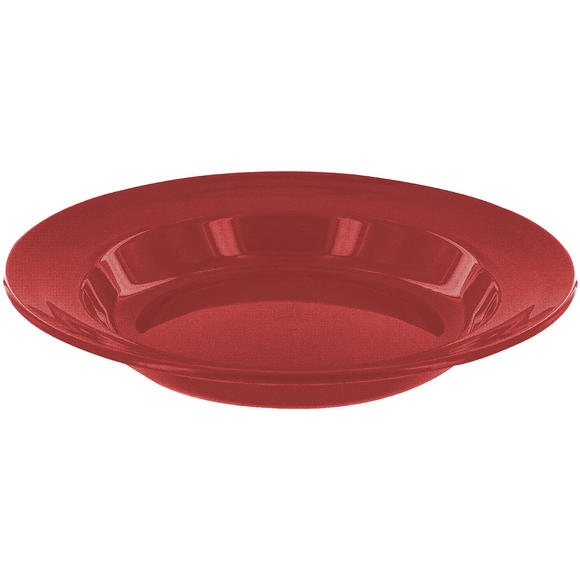 Highlander 22cm Deep Plate Red