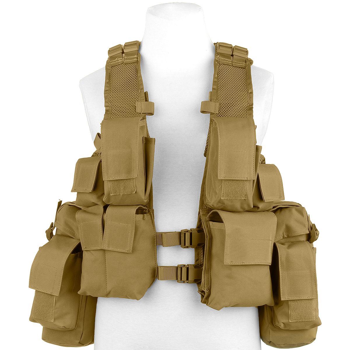 MFH South African Assault Vest Coyote Tan Vests Military 1st