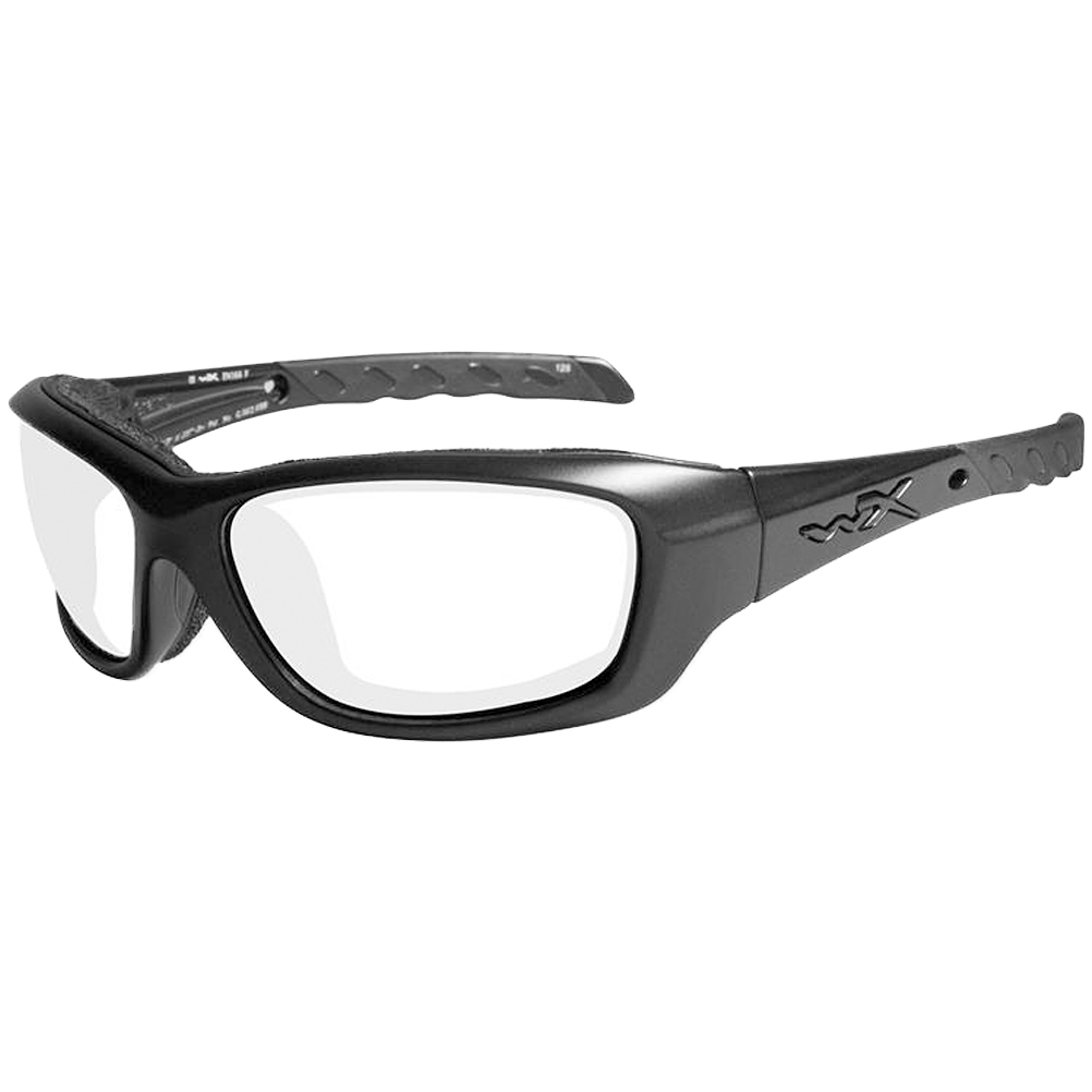 Wiley X Wx Gravity Glasses Clear Lens Gloss Black Frame Glasses Military 1st 2763