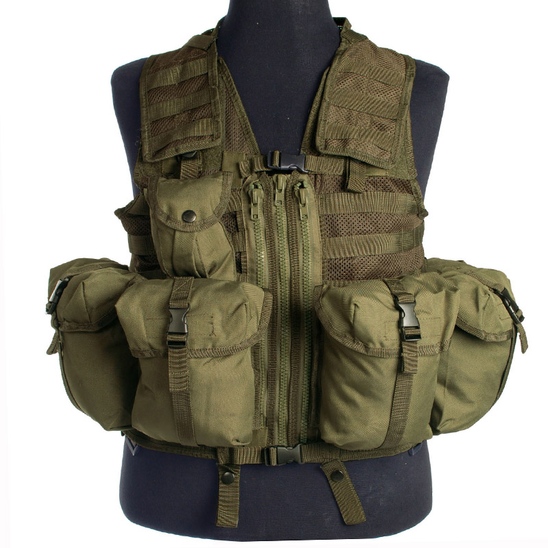 Kamizelka Taktyczna Mil-Tec 9 Pockets Tactical Vest - Olive - Sklep