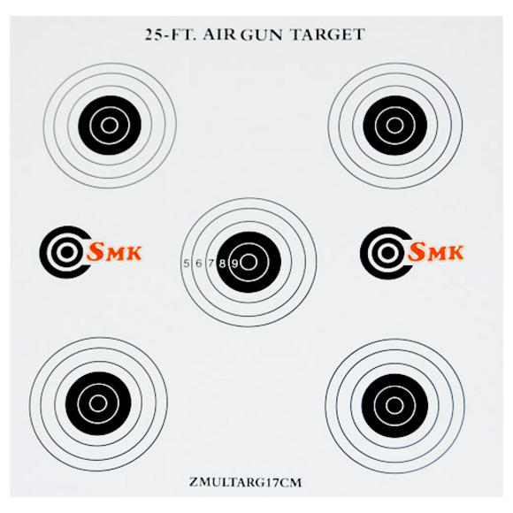 SMK 25ft 17cm Card Targets (100 Pack)
