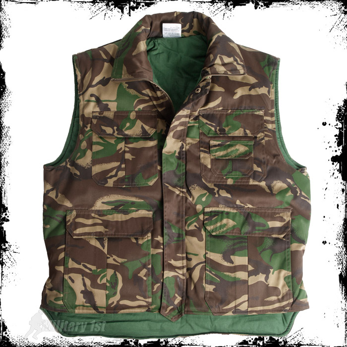 PADDED VEST HUNTING FISHING BODY WARMER DPM CAMO M3XL