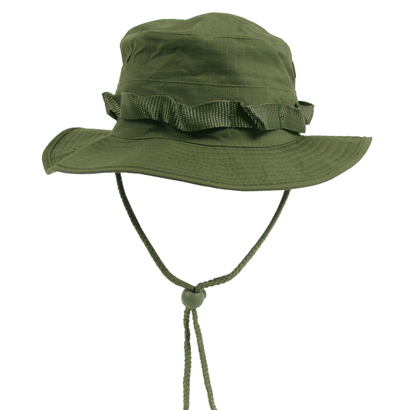 US Military GI Ripstop Combat Boonie Bush Army Cadet Jungle Hat Olive