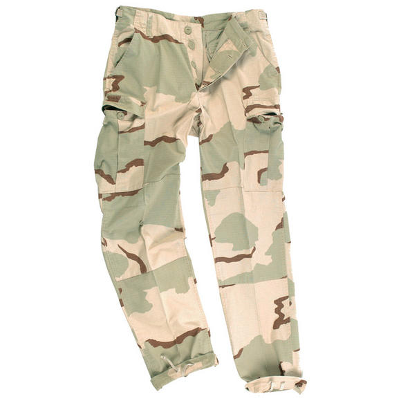 Teesar BDU Trousers Ripstop Prewashed 3-Colour Desert